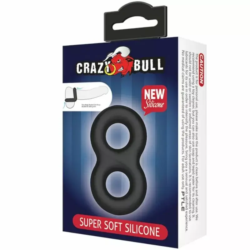 Crazy Bull SUPER SOFT двойное силиконовое кольцо Photo 6
