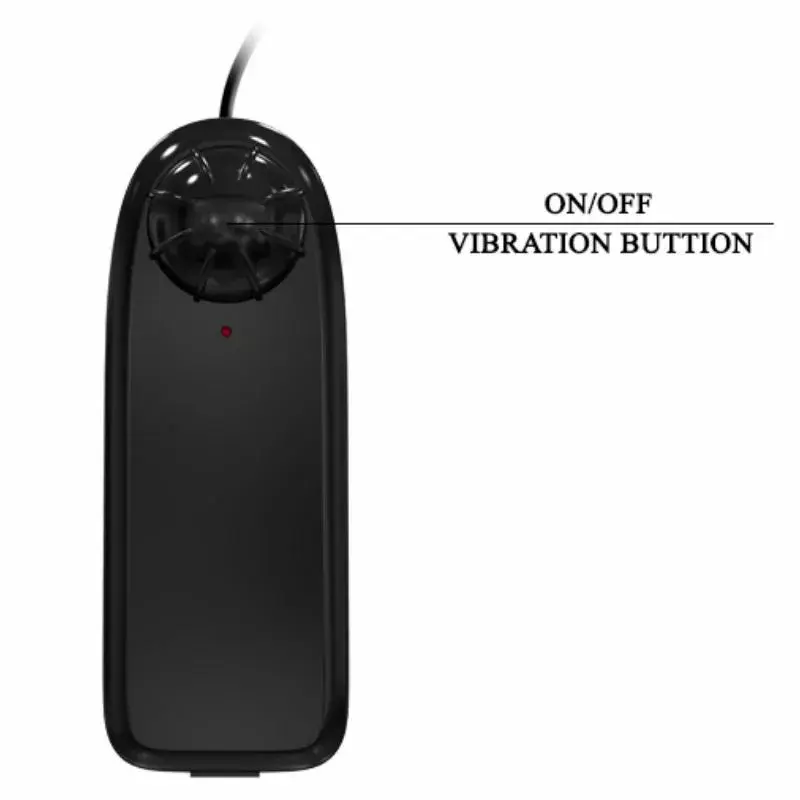 Vibrator BAILE Silicone Black — waterproof silicone Photo 5