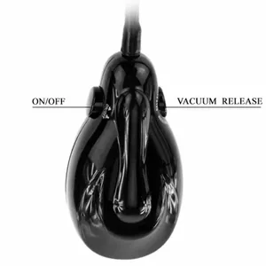 Inflatable Dildo Baile Silicone Black