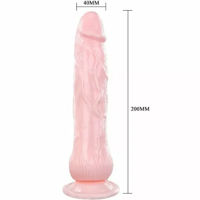 Dildo BAILE D-220240 силиконовый черный Photo 4