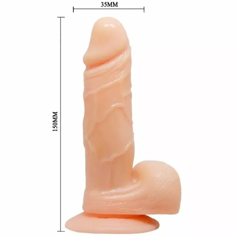 Dildo BAILE Silicone Natural Flesh D-218839 Photo 5
