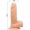 Dildo BAILE Silicone Natural Flesh D-218839 Photo 5