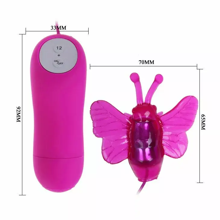 Massager BAILE Cute Secret Butterfly Stimulator 12V Photo 5