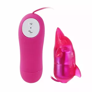 Massager BAILE Cute Secret Dolfin 12V vibrator, lightweight 0.098 kg