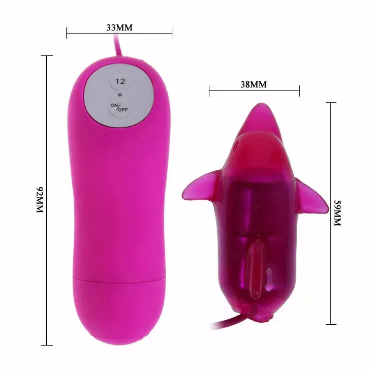 Massager BAILE Cute Secret Dolfin 12V Photo 5