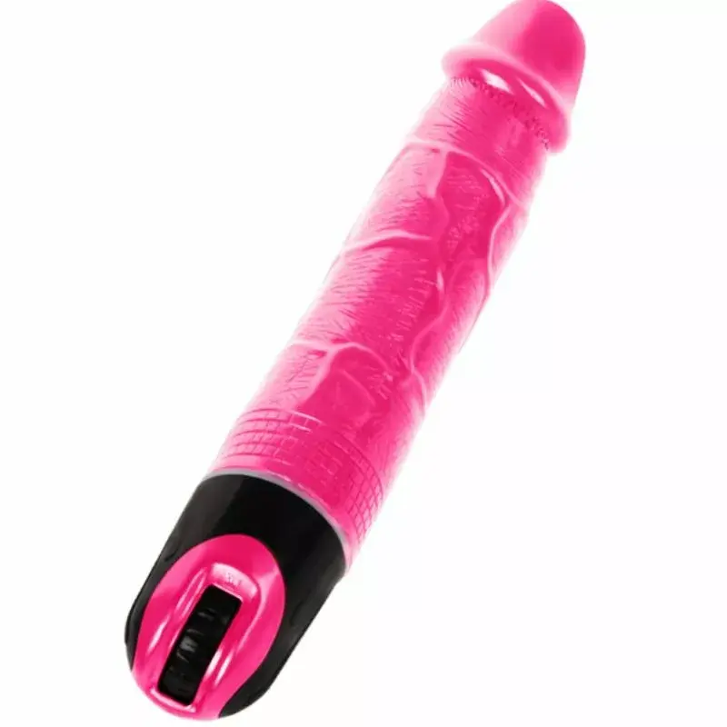 Vibrators BAILE Silicone Pink — daudzātrumu silikons Photo 3