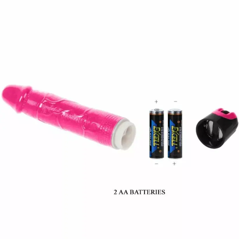 Vibrators BAILE Silicone Pink — daudzātrumu silikons Photo 4