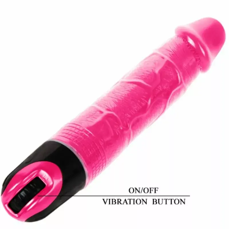 Vibrators BAILE Silicone Pink — daudzātrumu silikons Photo 5