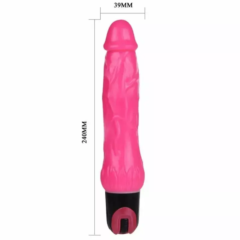 Vibrator BAILE Silicone Purple D-220389 Photo 4