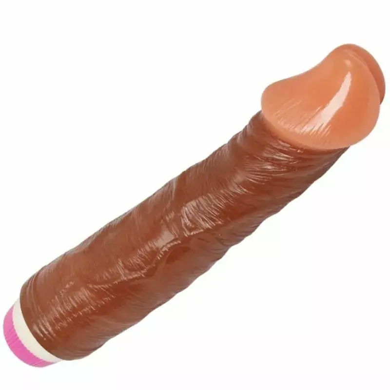 Vibrator BAILE Silicone Brown 23 cm Photo 2