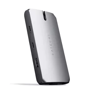 Satechi ST-UCMBAM dokstacija USB 2.0 Type-C Melns, Sudrabs