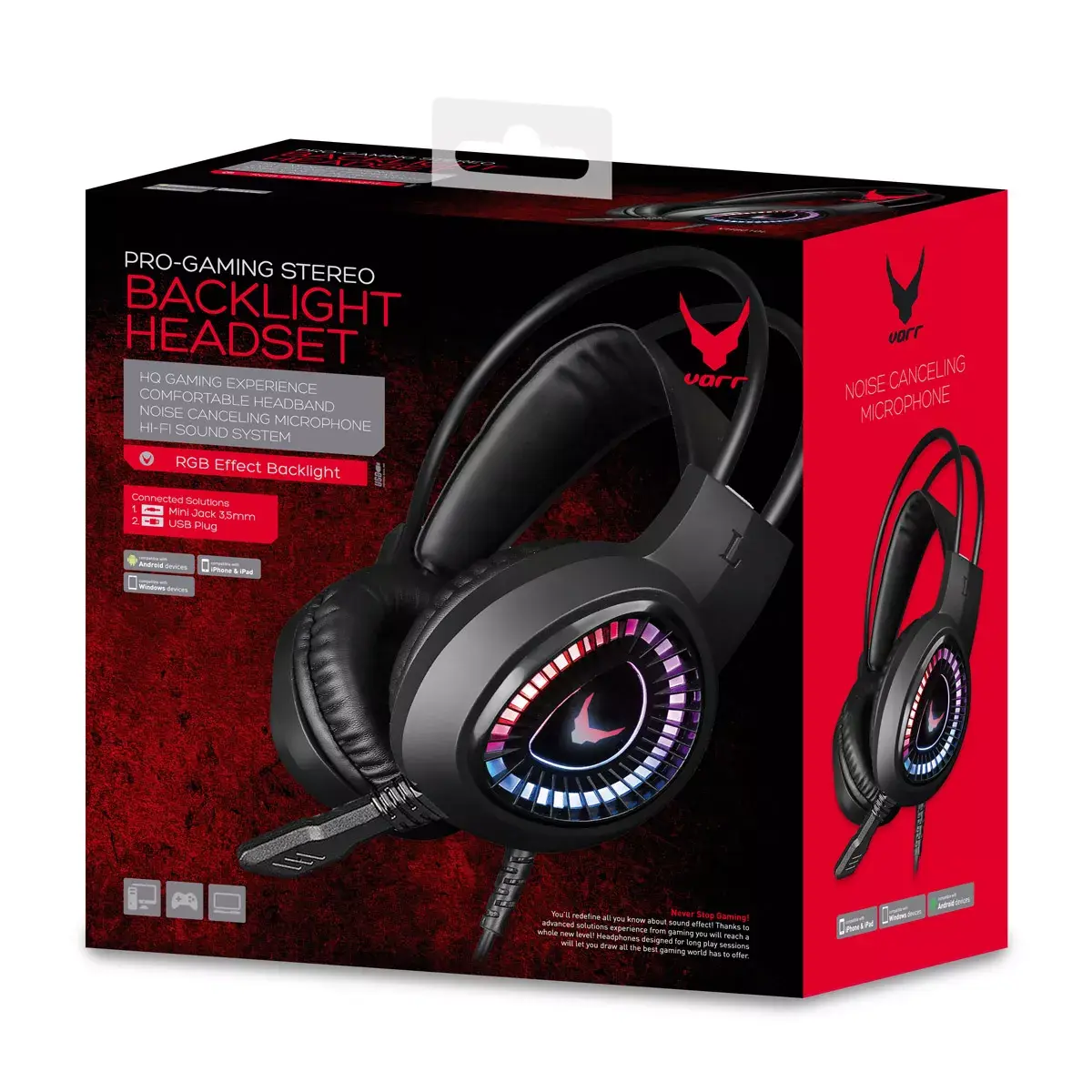 Varr VH8010L headphones/headset VH8010L Photo 6