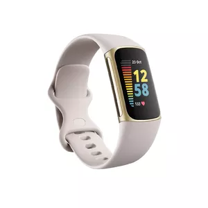 Fitbit Charge 5 AMOLED Aktivitāšu sensora aproce Zelts, Balts