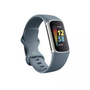 Fitbit Charge 5 AMOLED Aktivitāšu sensora aproce Zils, Nerūsējošs tērauds