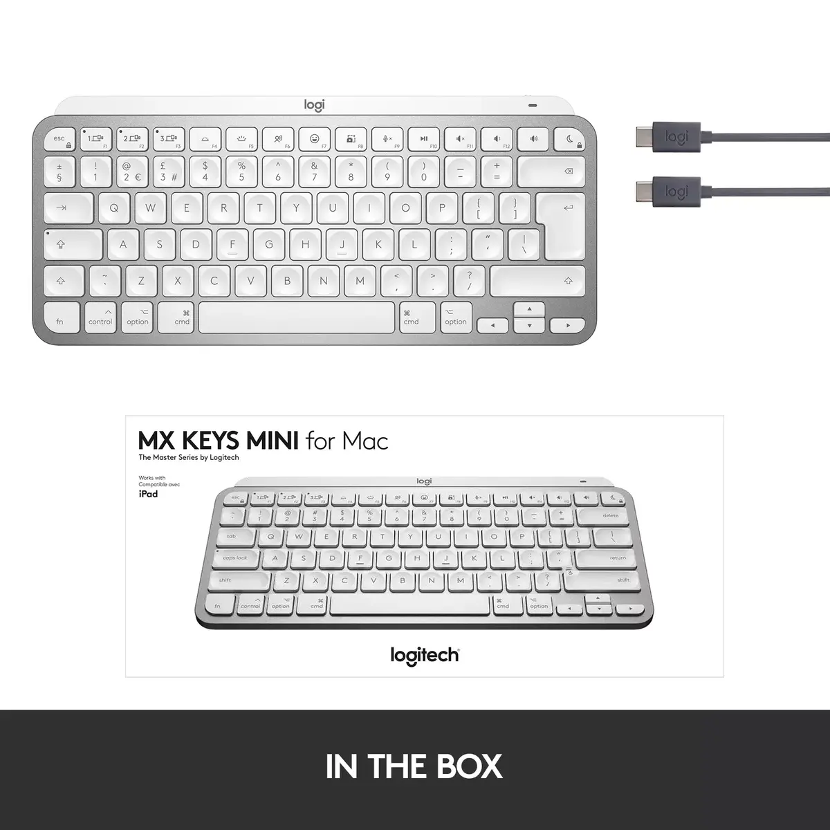Logitech MX Keys Mini For Mac — bezvadu izgaismota tastatūra Photo 10