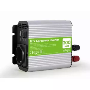 Gembird EG-PWC300-01 power adapter/inverter Auto 300 W Grey