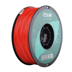 Filament spool eSun ABSplus Red 1 kg, 1.75 mm, ABS+ material