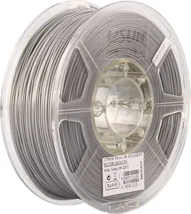 eSun PLA+ 3D drukas kvēldiegs 1.75 mm sudraba krāsā 1 kg
