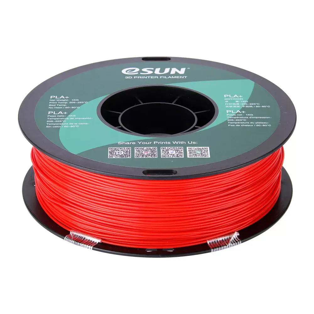 eSun PLA Plus (PLA+) sarkans 1 kg filaments Photo 6