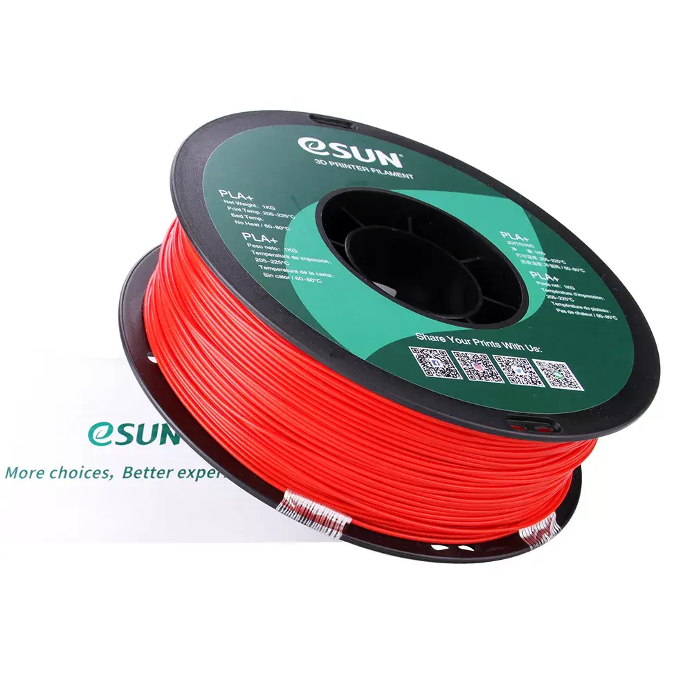 eSun PLA Plus (PLA+) sarkans 1 kg filaments Photo 8