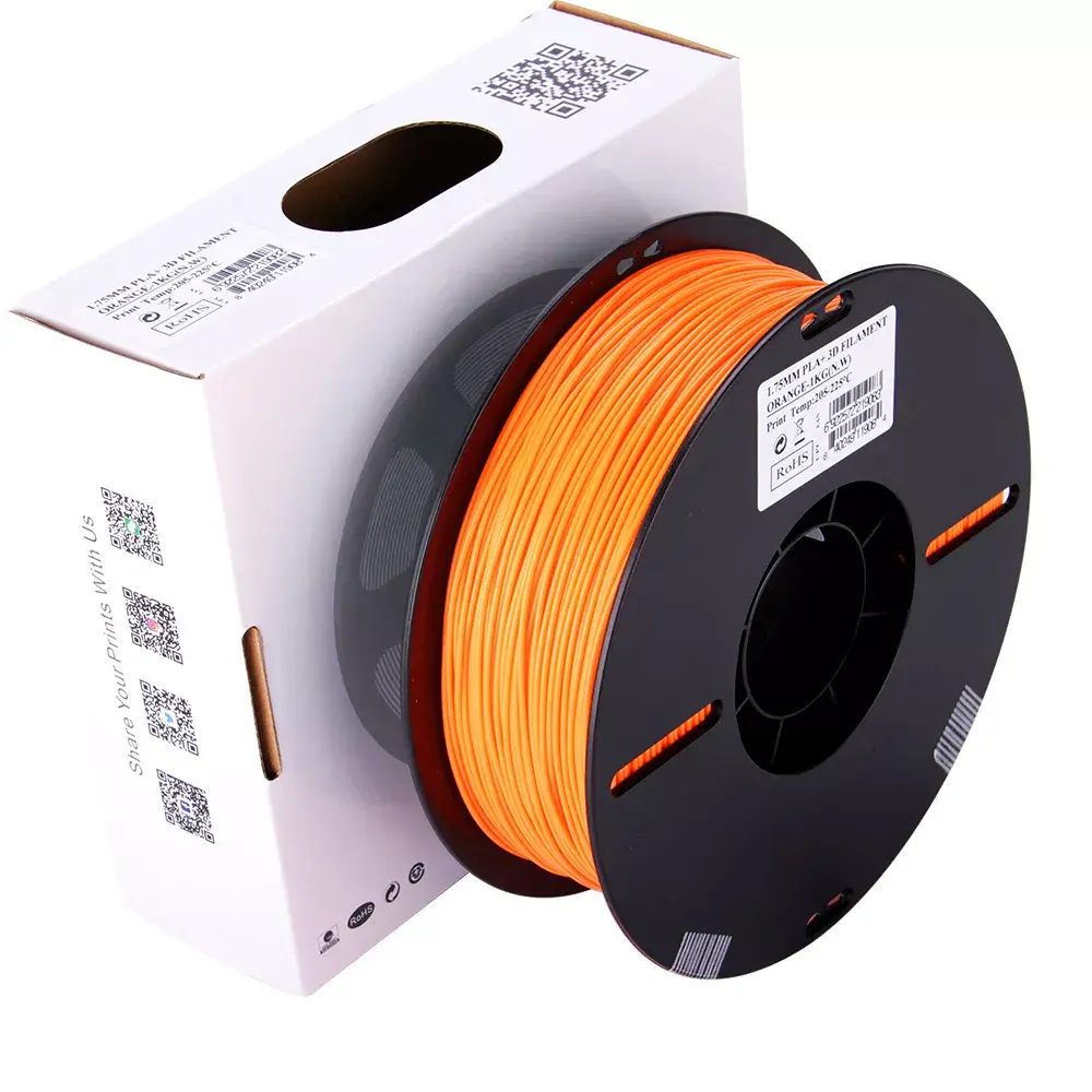 eSun PLA+ 1.75mm 3D printera kvēldiegs oranžs 1kg Photo 4