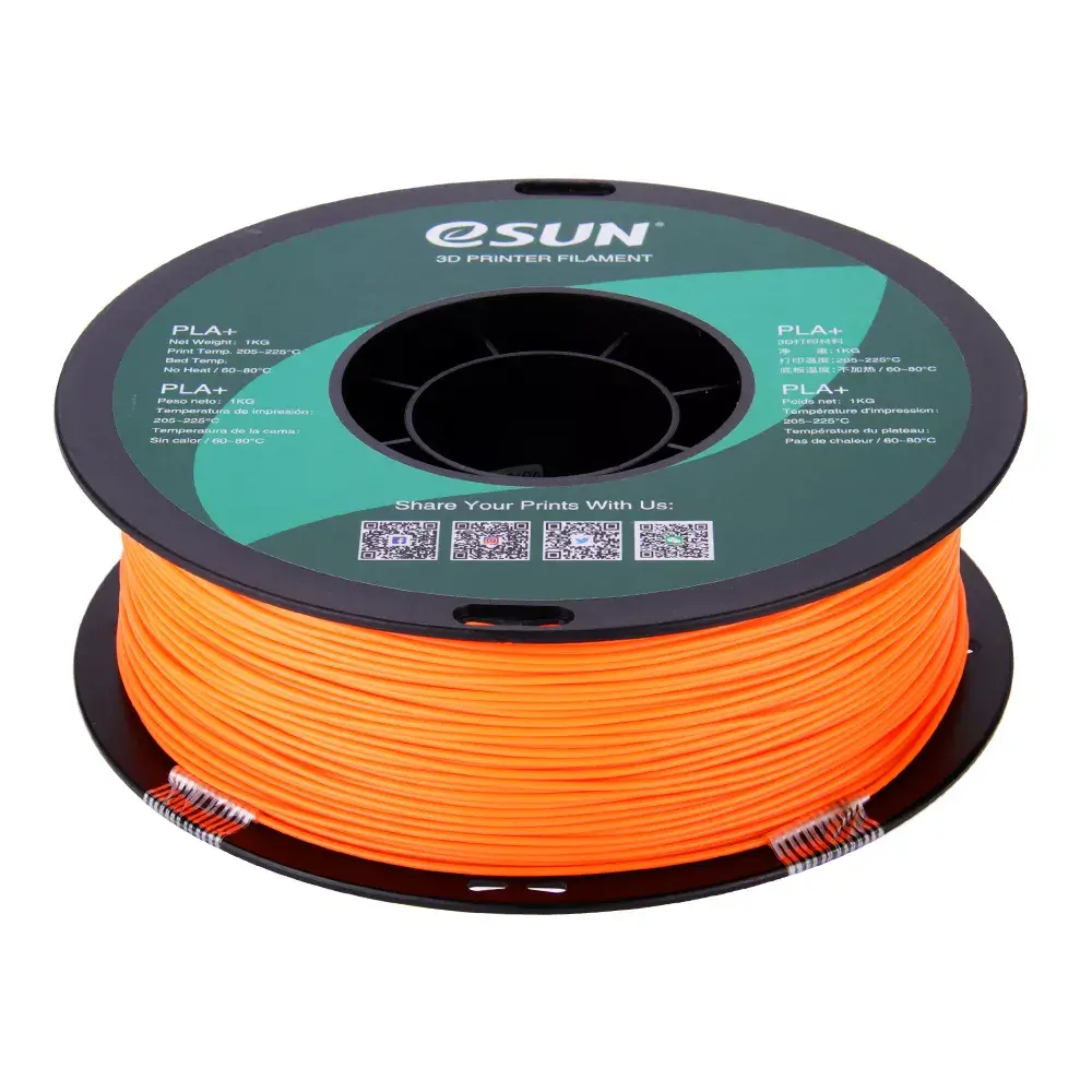 eSun PLA+ 1.75mm 3D printera kvēldiegs oranžs 1kg Photo 6