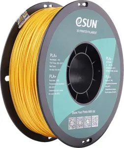 eSun PLA+ 3D drukas kvēldiegs 1.75mm, brūns un zelta, 1 kg