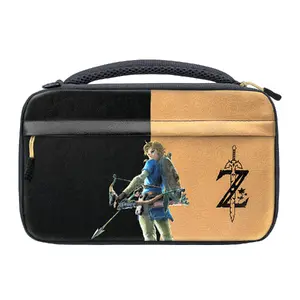Hardshell Carry Case PDP Commuter Hyrule Hero Link for Nintendo — Black/Brown