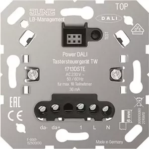 DALI control unit jung 1713DSTE — DALI taststeuergerät wall-mounted control module