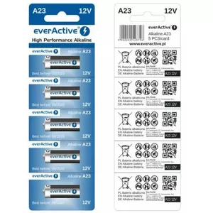 Alkaline battery everActive BAT23.eA5 12V MN21/LR23A – pack of 5
