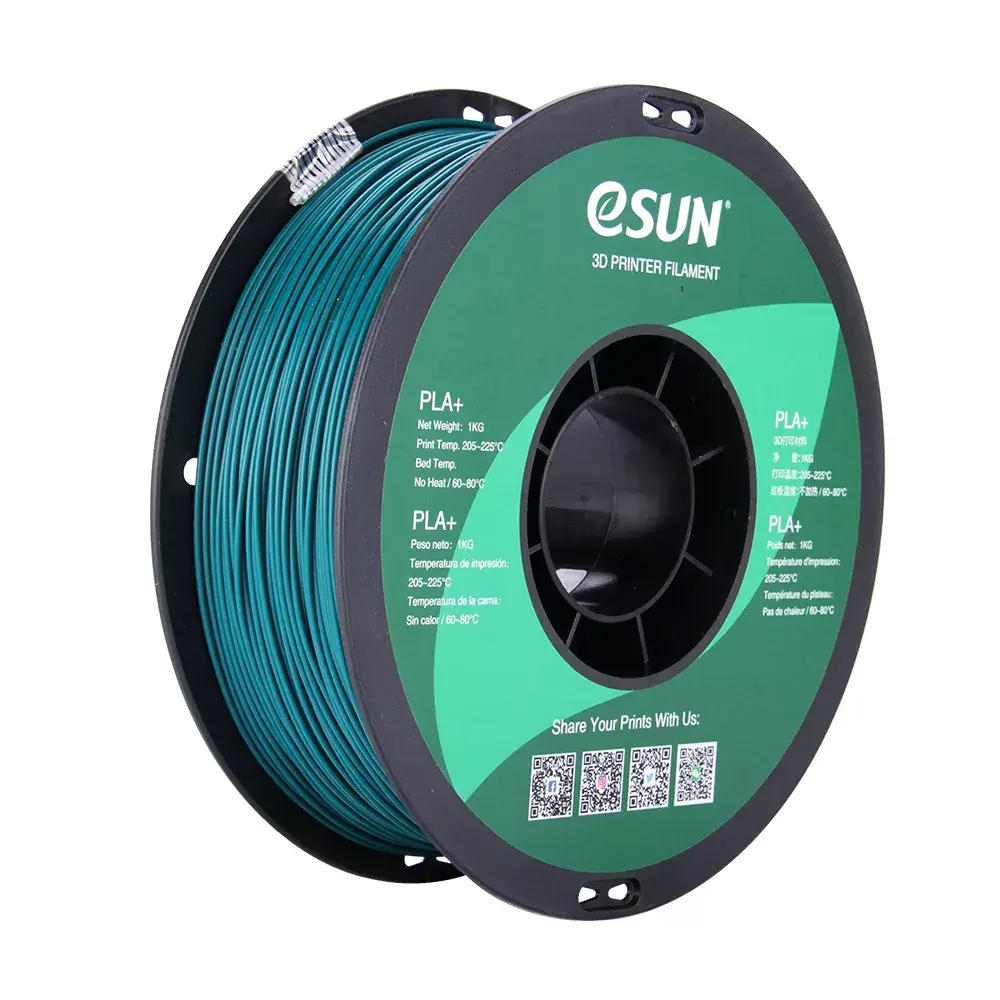 eSun PLA+ 1 kg filament — PLA+ Green Photo 2