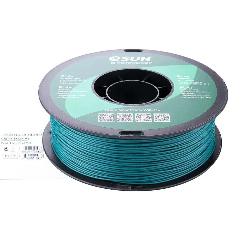 eSun PLA+ 1 kg filament — PLA+ Green Photo 9