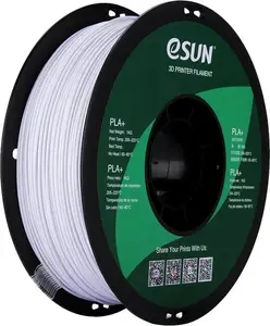 3D drukas materiāls eSun PLA+ PLA+175CW1, polilaktīds (PLA+), 1 kg, drukāšanas ātrums 100 mm/s