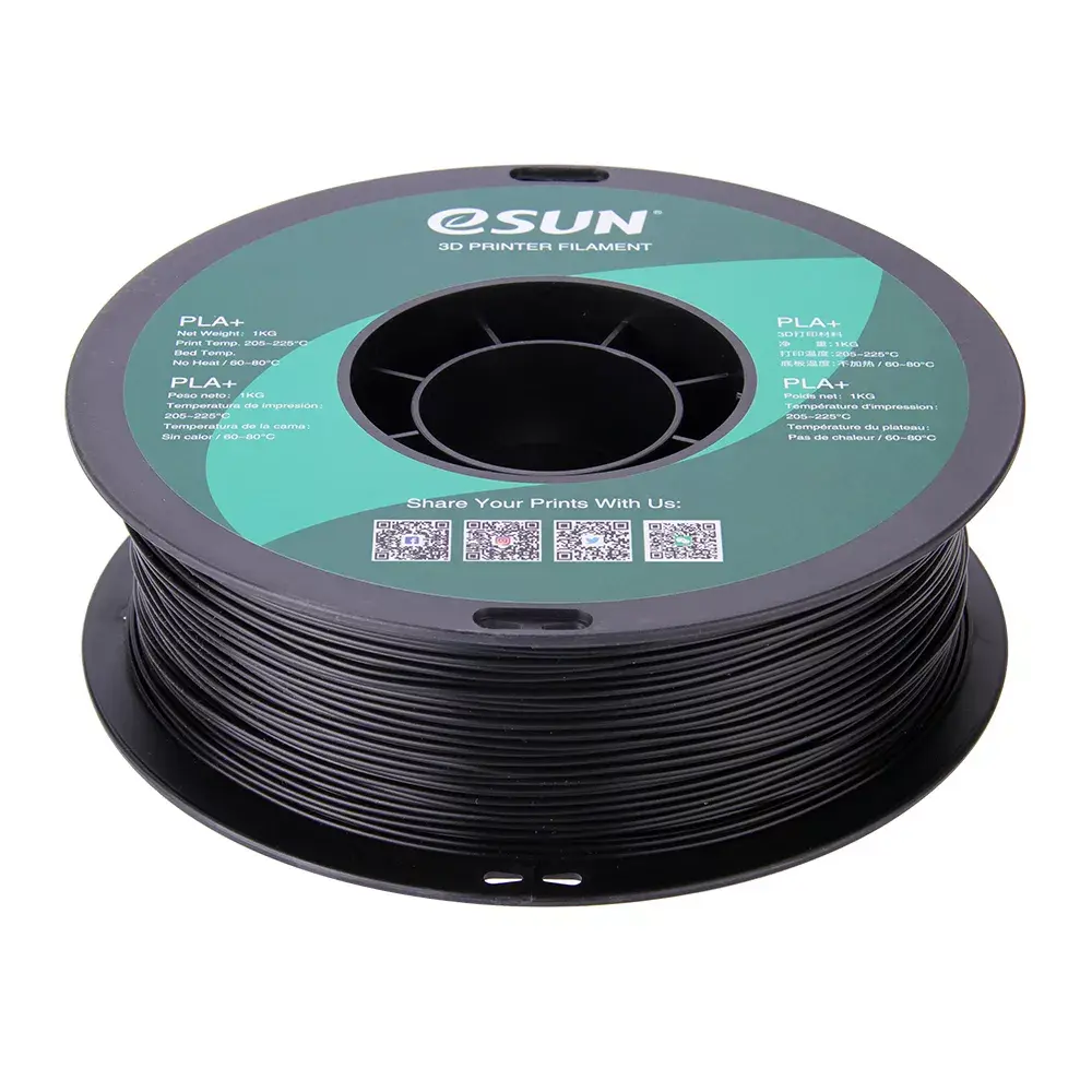 eSun PLA+175B1 PLA+ materiāls, melns, 1 kg Photo 6