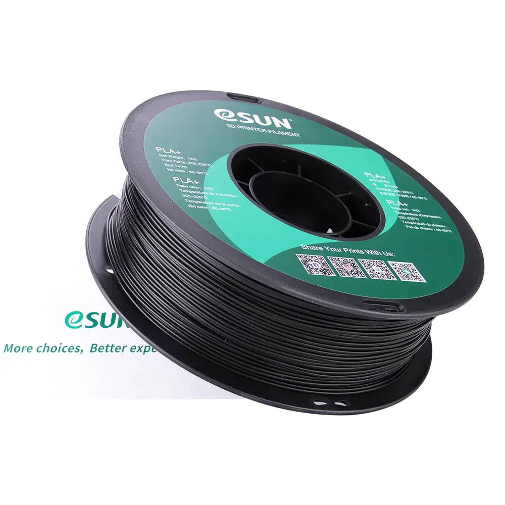 eSun PLA+175B1 PLA+ materiāls, melns, 1 kg Photo 8
