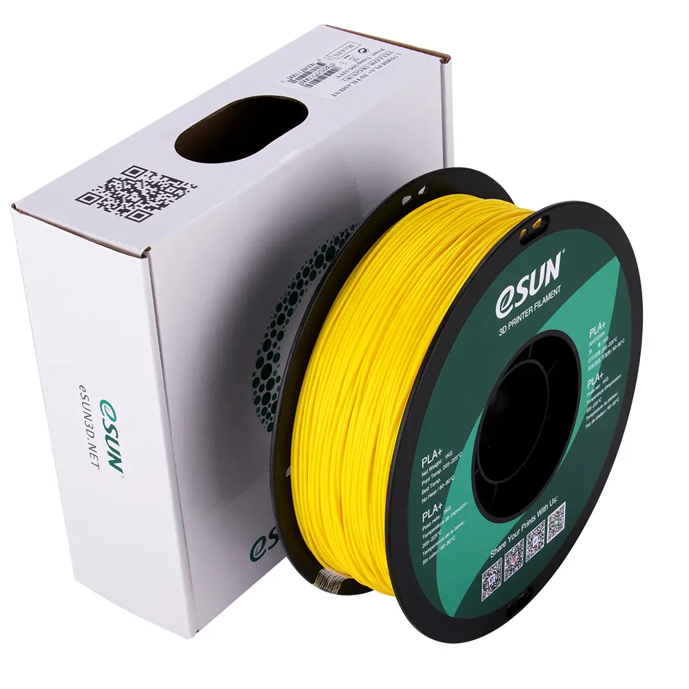 eSun PLA+175Y1 3D Printing Material Yellow Photo 3