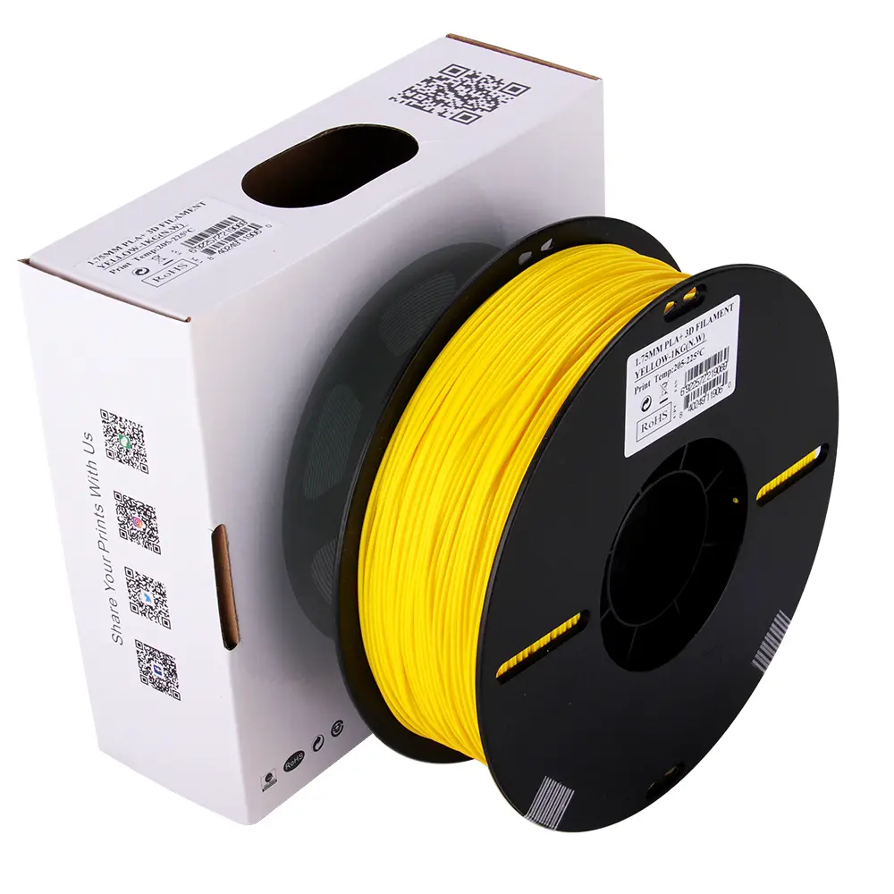 eSun PLA+175Y1 3D Printing Material Yellow Photo 4