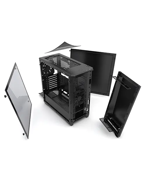 Phanteks Eclipse P400 Midi Tower PC Case Black Photo 9