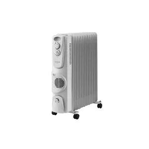 ORAVA OH-11A Elektriskais eļļas sildītājs, 1000 W, 1500 W un 2500 W, jaudas līmeņu skaits 3, balts