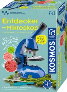 Microscope Kosmos 63605 – biology educational microscope, blue, for ages 8+