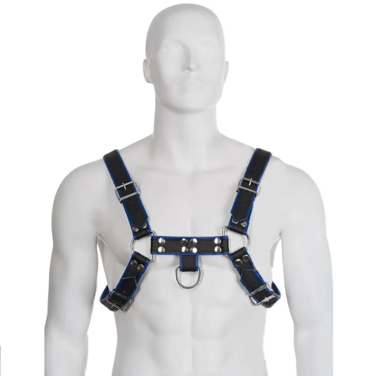 Leather Body Bulldog D-211889 zils-melns ādas