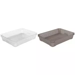 Storage basket keeeper Mirko A4 transparent, Size B 265×360×70 mm