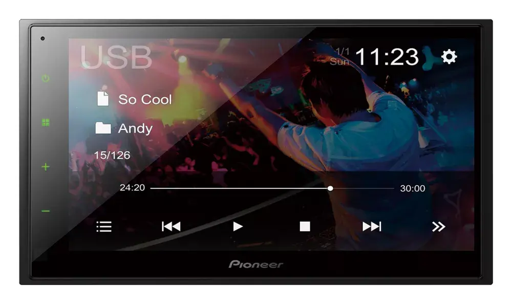 Auto multimediju atskaņotājs Pioneer DMH-A340DAB Photo 2