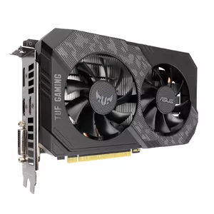 Graphics card Asus TUF Gaming GeForce GTX 1660 Ti EVO OC Edition — 6 GB GDDR6, 192-bit, PCIe 3.0, dual-fan cooling