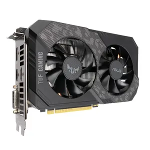 Видеокарта Asus TUF Gaming GeForce GTX 1660 Ti EVO OC Edition, NVIDIA GeForce GTX 1660 Ti, 6 ГБ GDDR6, 192-бит, PCI Express 3.0, активное охлаждение