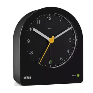 Кварцевые будильник Braun BC22 Черный Желтый