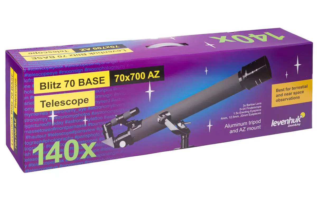 Телескоп Levenhuk Blitz 70 Base Photo 11
