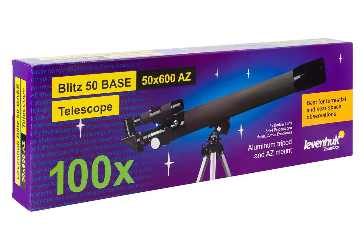 Телескоп Levenhuk Blitz 50 Base Photo 11