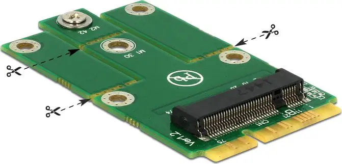 Iekšējais M.2 adapteris DeLOCK 62654