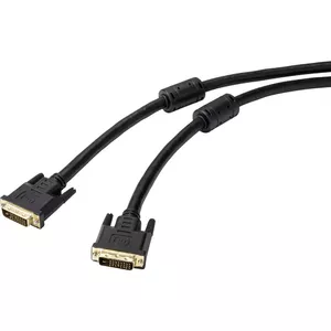 Renkforce RF-4695146 DVI кабель 5 m DVI-D Черный